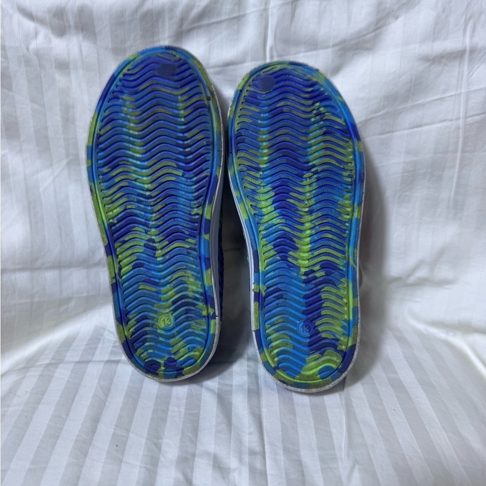 Skechers Solar Surge Blue Lime Boys Water Play Sandal Sneakers Size 13 - Picture 9 of 10